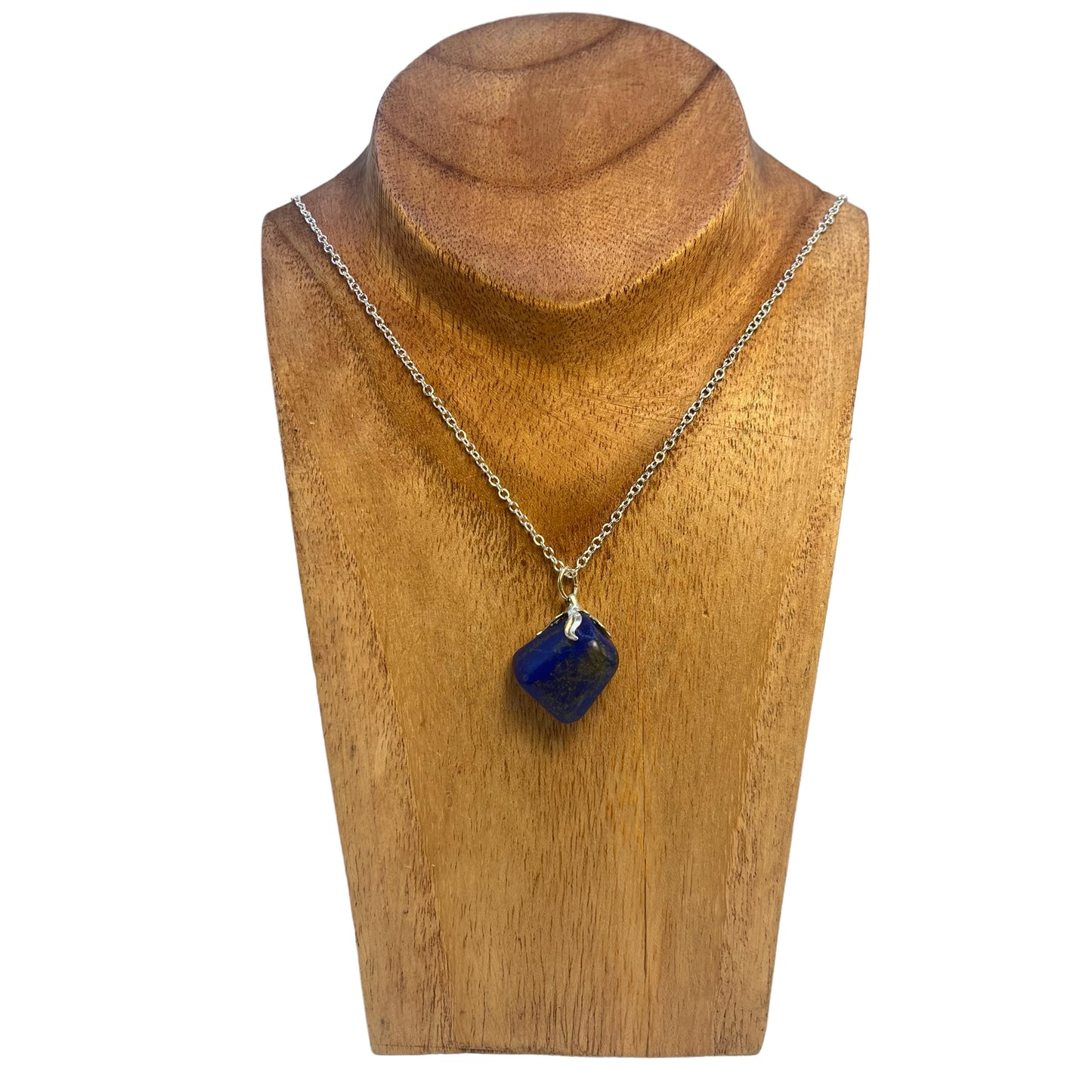 Halsketting trommelsteen lapis lazuli