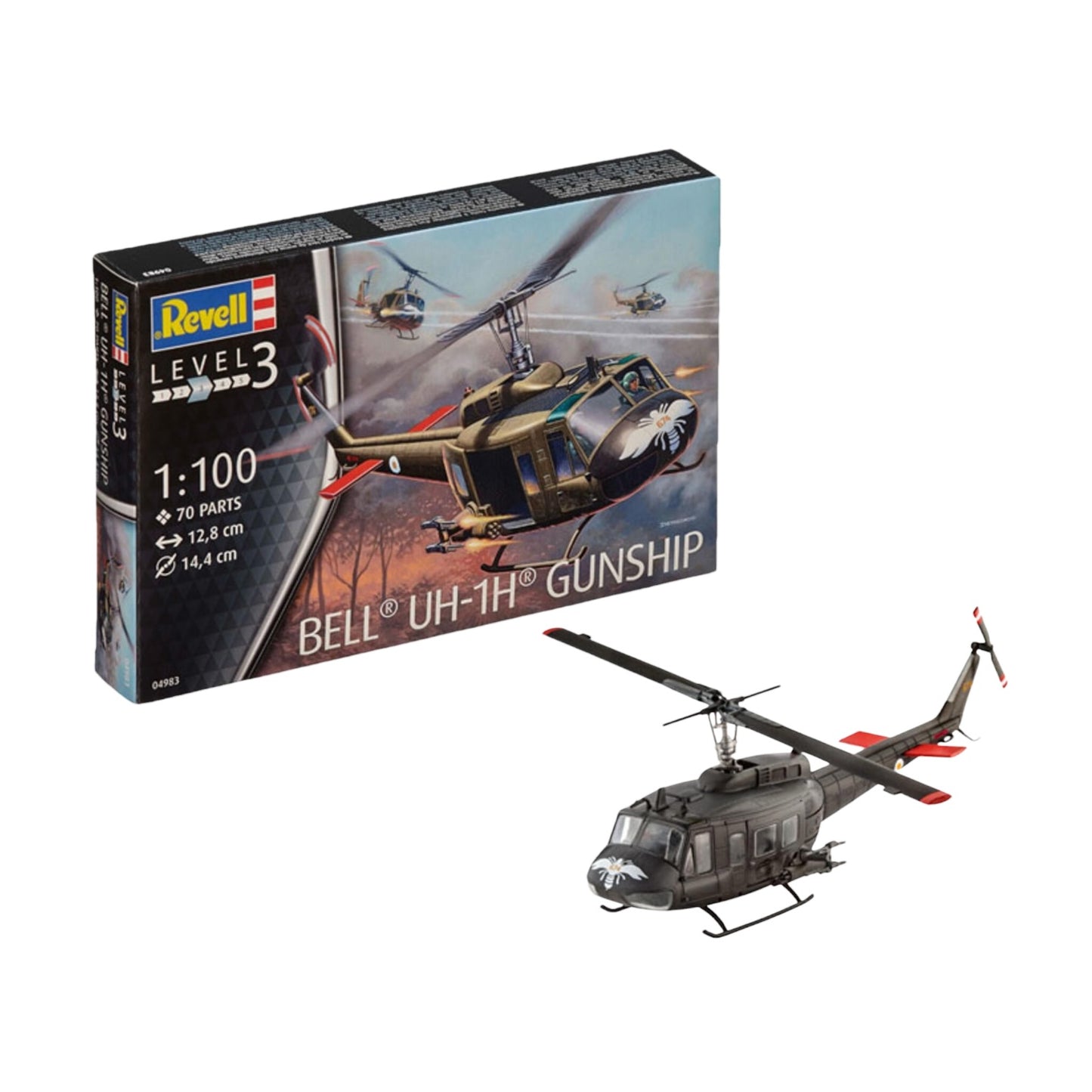 Revell Bell® UH-1H® Gunship modelbouwpakket