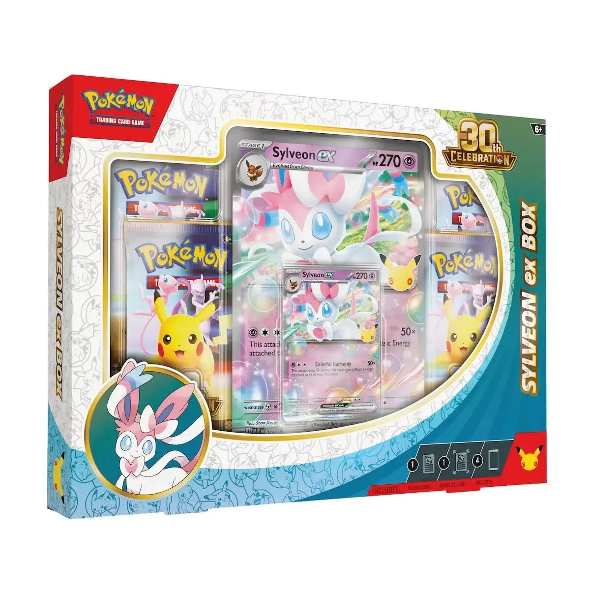 Pokémon - 30th Celebration - Pokémon Sylveon ex Box - PRE-ORDER