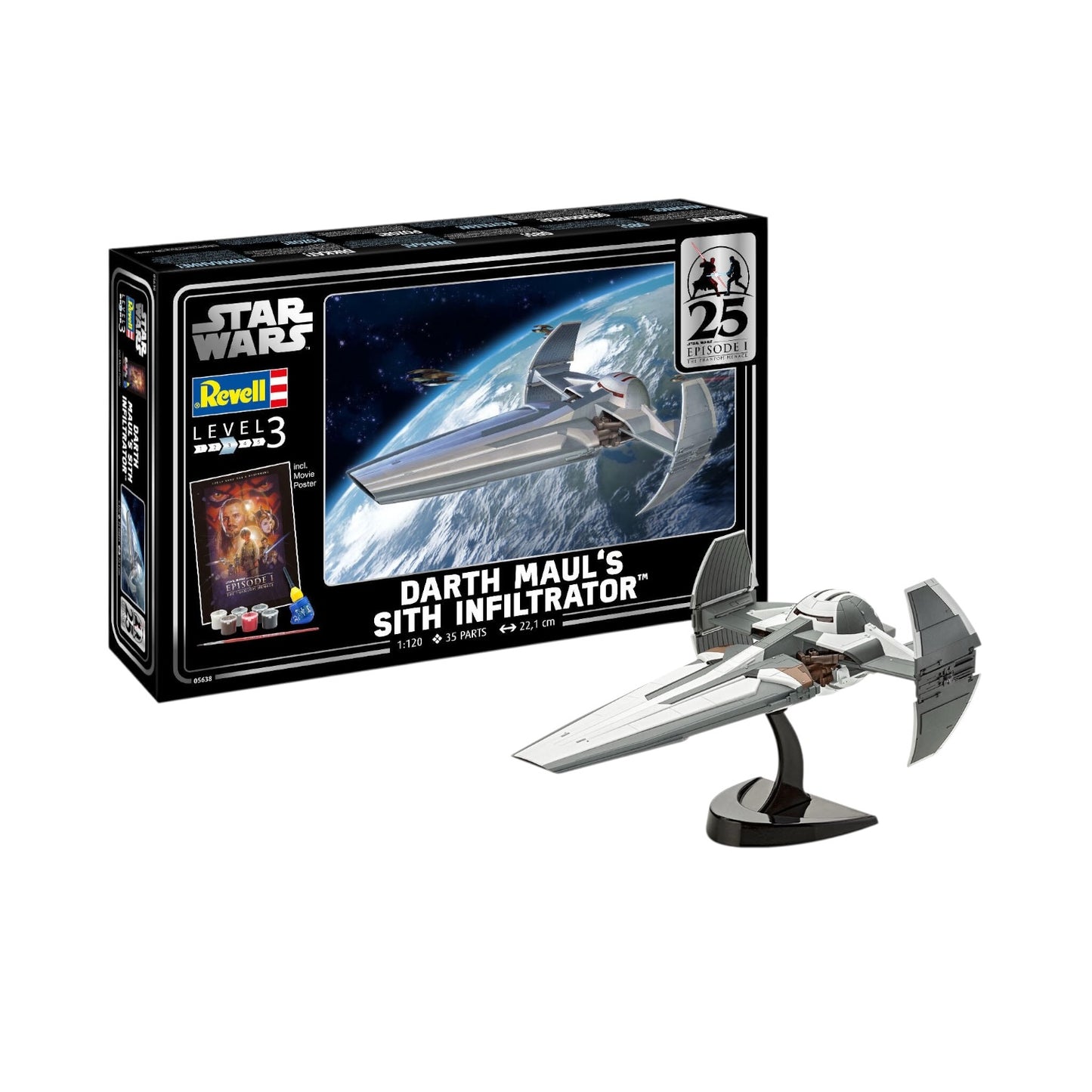 Revell Darth Maul's Sith Infiltrator™ modelbouwpakket met basisaccessoires