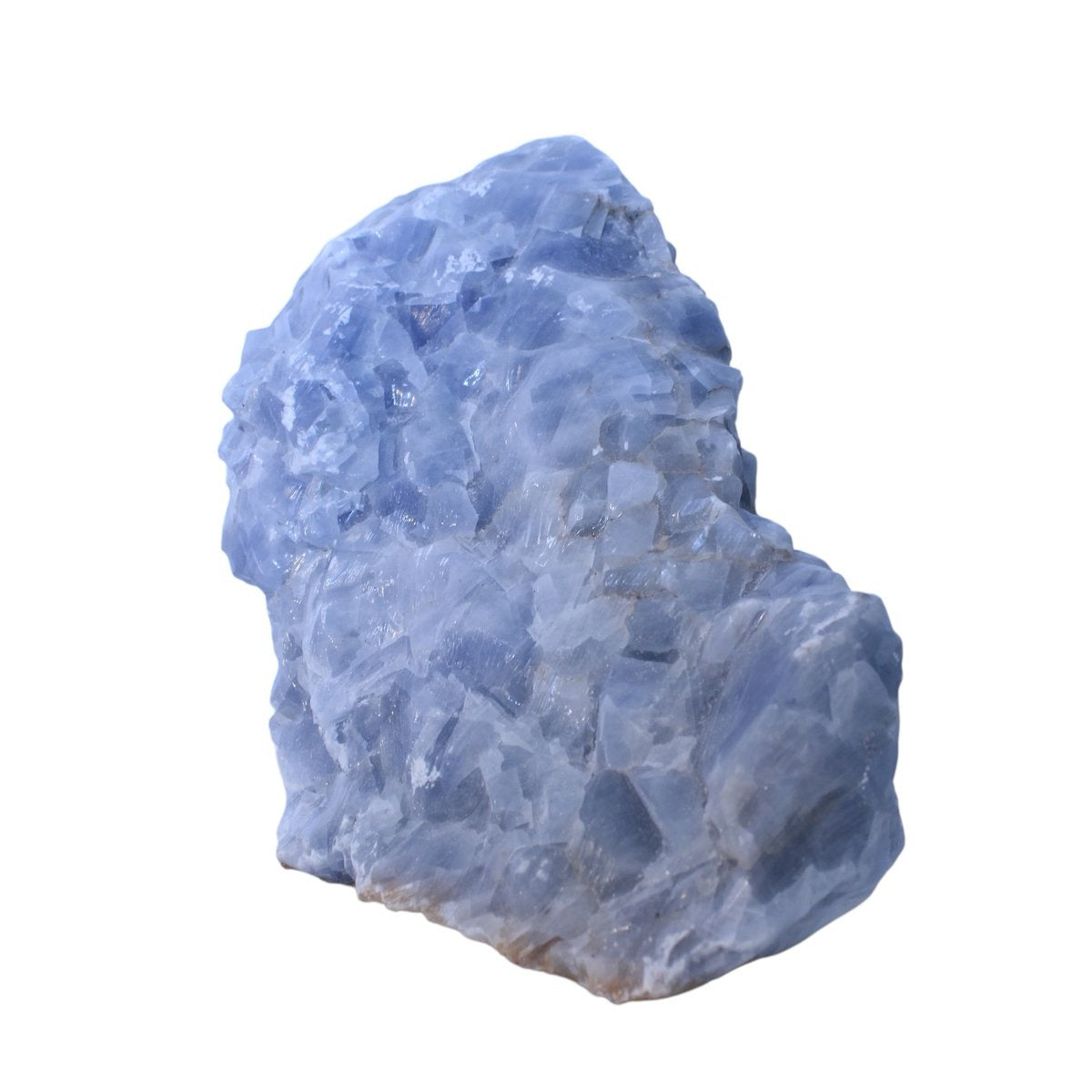 Grote ruwe blauwe calciet uit Mexico - 1,52 kg - individueel gefotografeerd