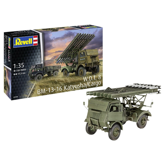 Revell W.O.T. 8 BM-13-16 Katyusha/Cargo modelbouwpakket