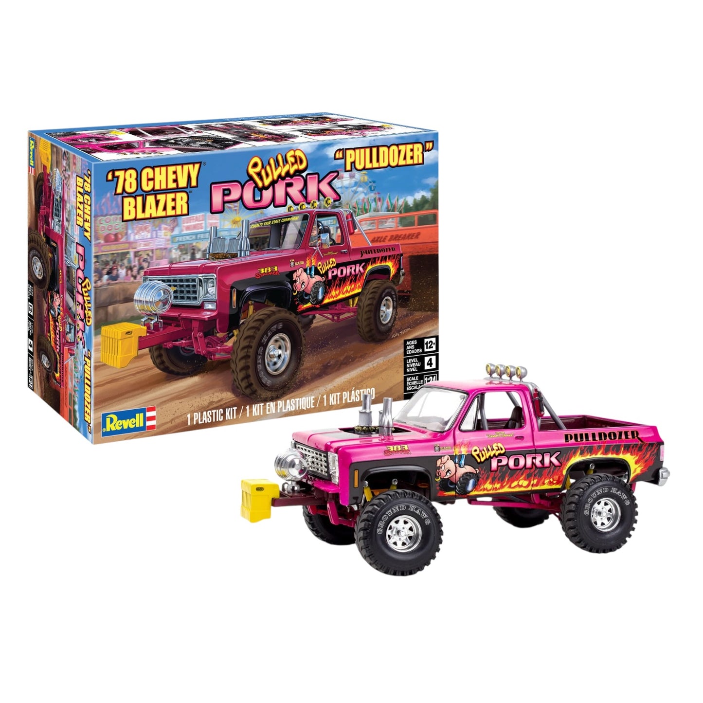 Revell 1978 Chevy Blazer Pulldozer modelbouwpakket