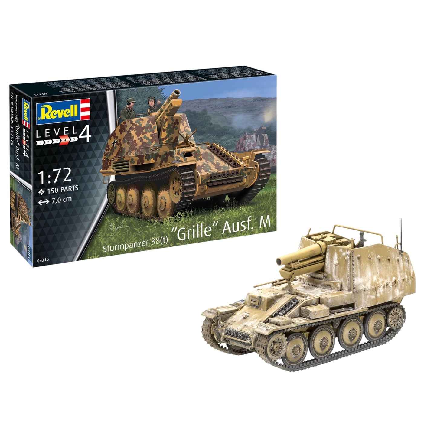 Revell Sturmpanzer 38(t) Grille Ausf. M modelbouwpakket