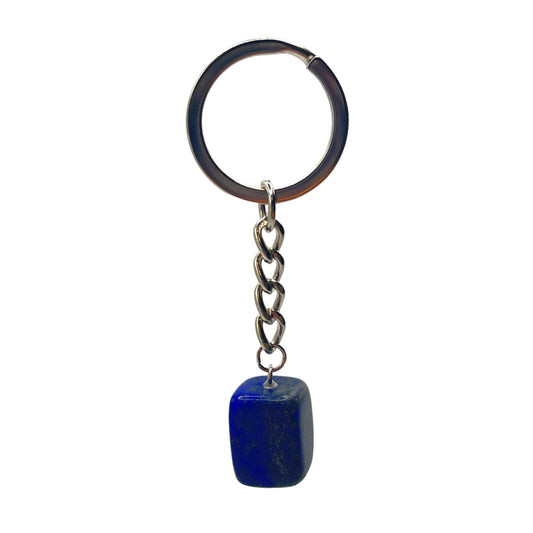 Sleutelhanger trommelsteen lapis lazuli