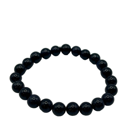 Armband blauwe goudsteen