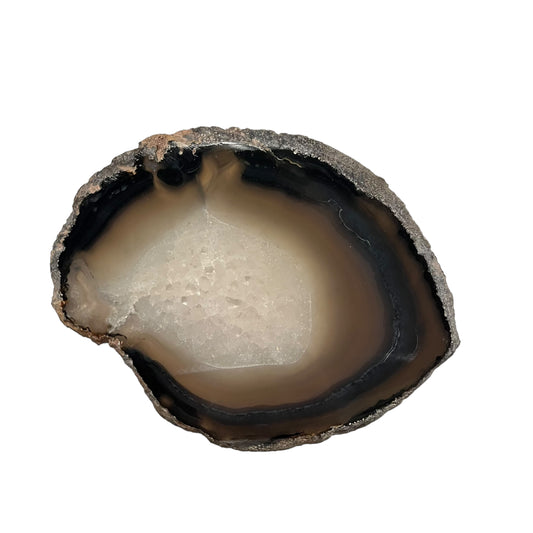 Natuurlijke agaatschijf - 14 x 10 cm - individueel gefotografeerd