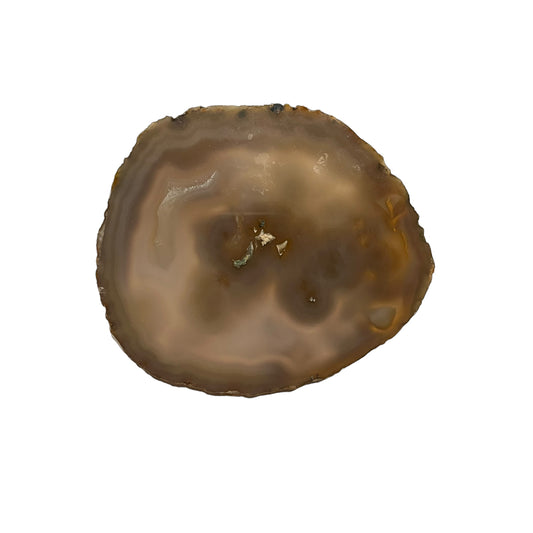 Natuurlijke agaatschijf - 12 x 11 cm - individueel gefotografeerd