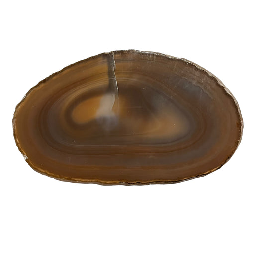 Natuurlijke agaatschijf - 16 x 9 cm - individueel gefotografeerd