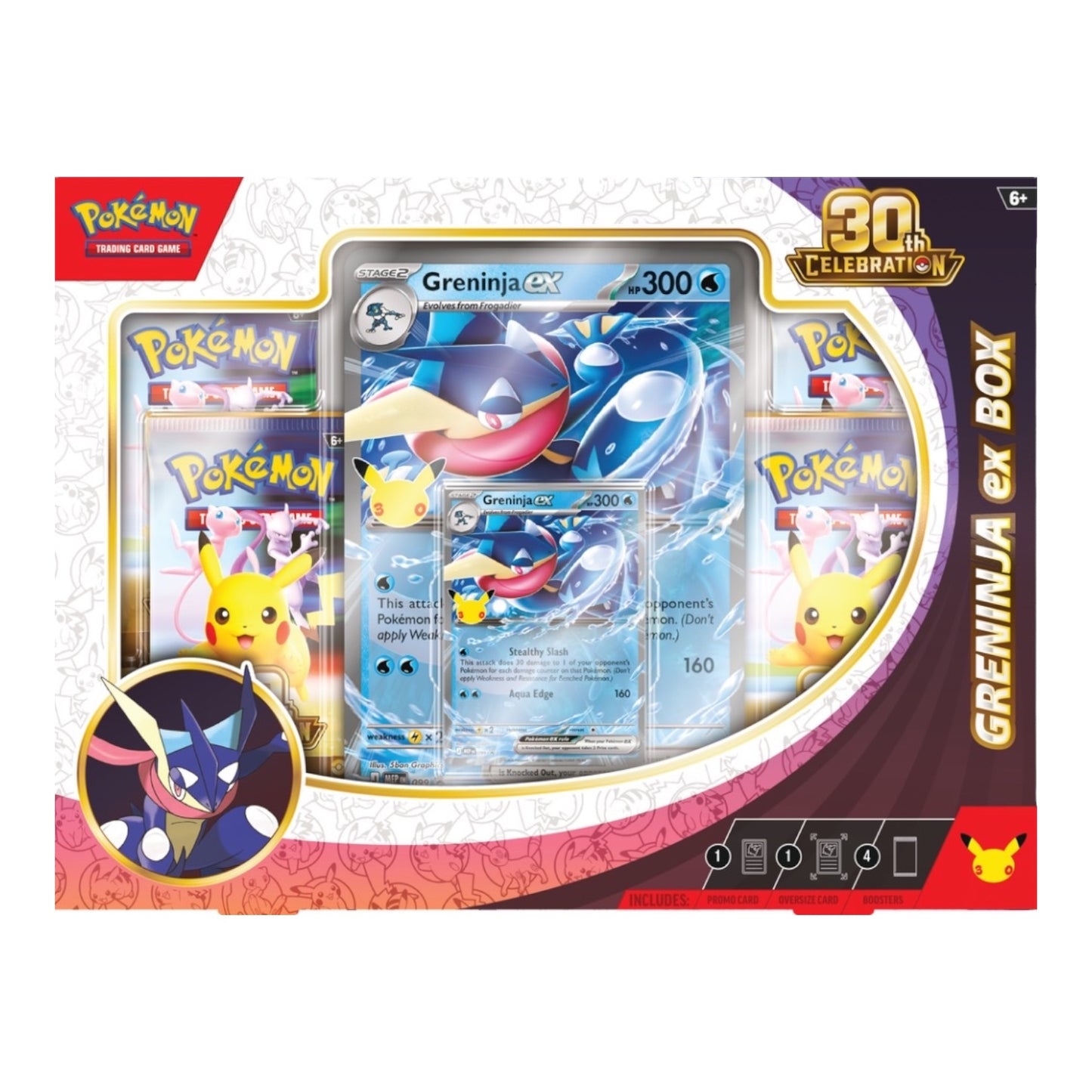 Pokémon - 30th Celebration - Pokémon Greninja ex Box - PRE-ORDER